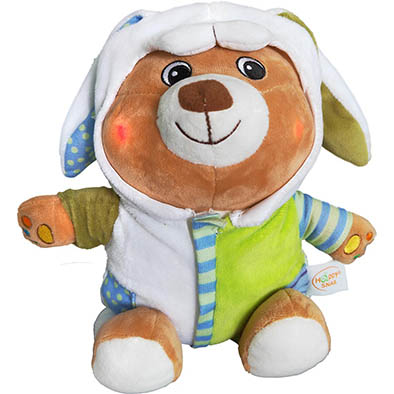 Lighting and sound plush bear