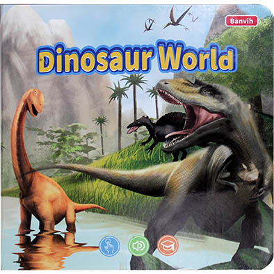 Dinosaur push sound book