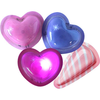 Heart shape lighting blister