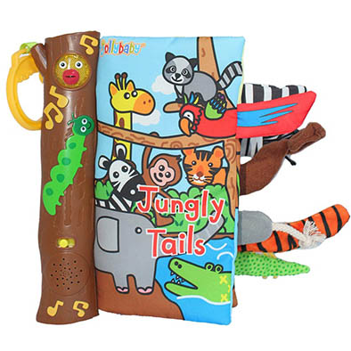 Wild animals tail sound cloth book