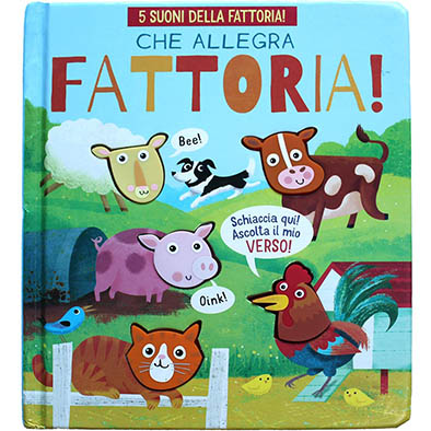 Silicone farm sound book