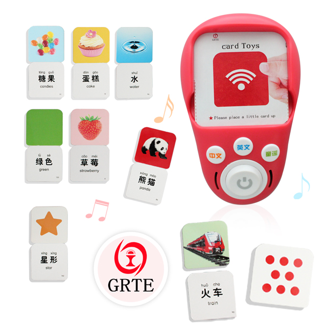 Learning cards machine for children